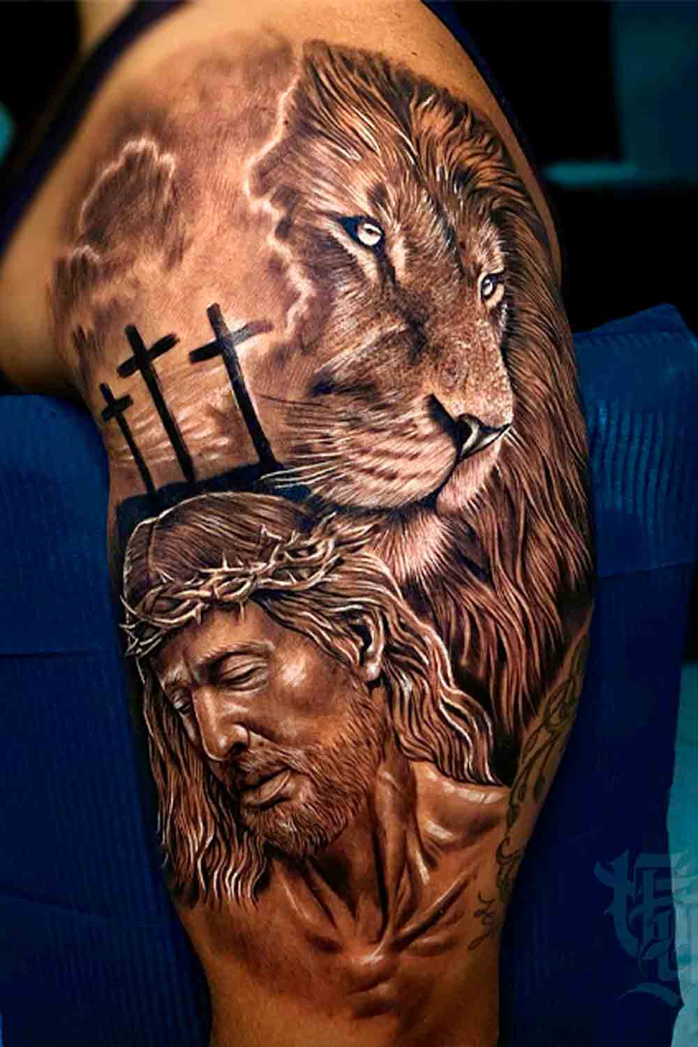 tatuagem-de-leao-e-jesus-2021 