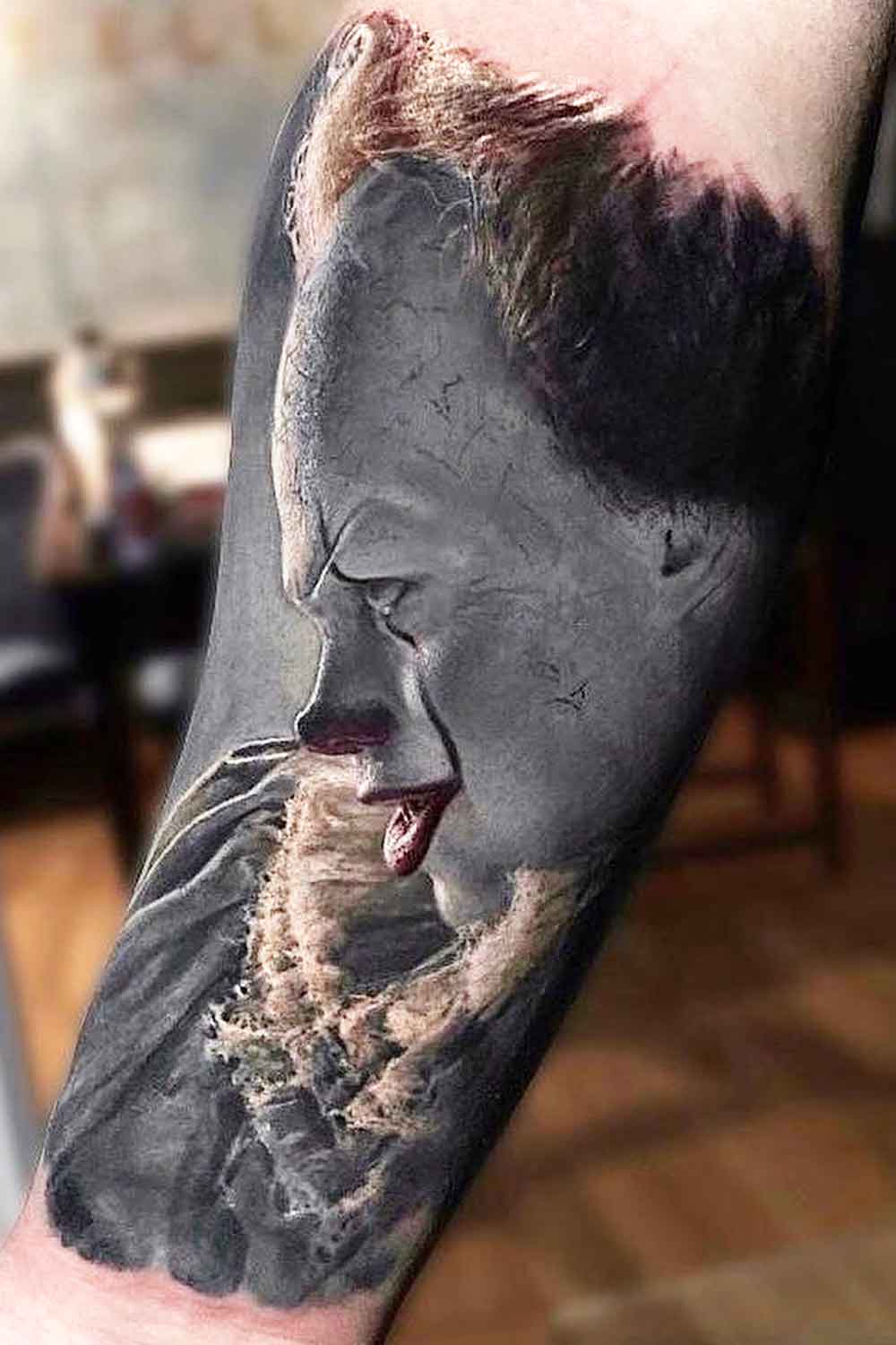 tatuagem-masculina-de-palhaco 